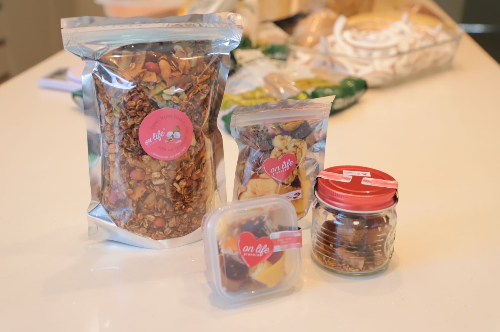 Empreendedora apostou no comercialização de granolas 